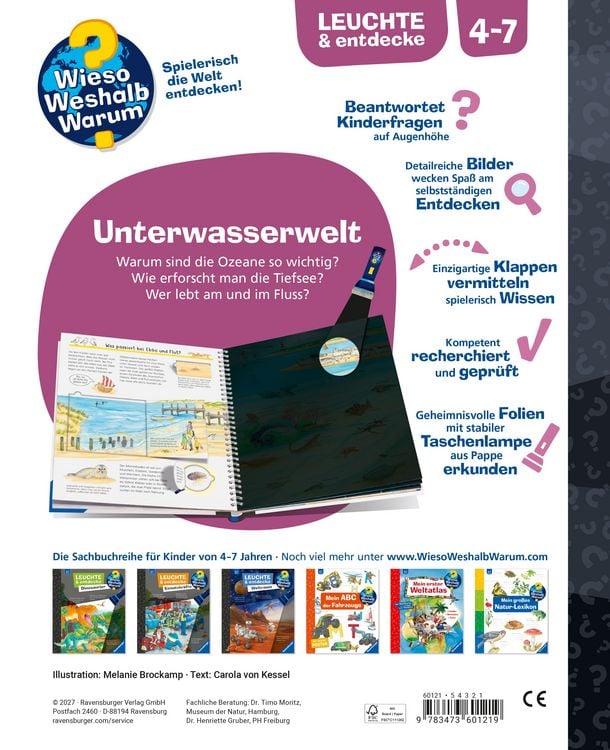 Produktbild: Wieso? Weshalb? Warum? Leuchte und entdecke - Unterwasserwelt