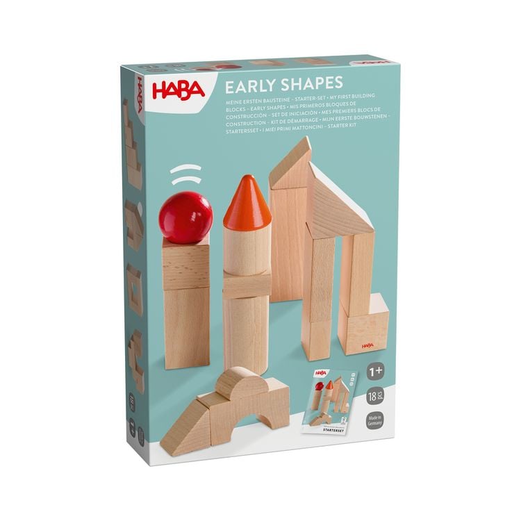 Produktbild: HABA 2013395001 - Meine ersten Bausteine: Starter-Set, Holz, 18-teilig