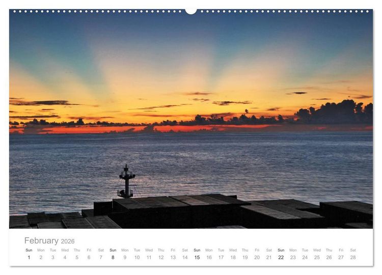 Produktbild: Fascination of Shipping On board around the world (High Quality Premium Wall Calendar 2026 DIN A2 landscape),CALVENDO 12 Month Wall Calendar