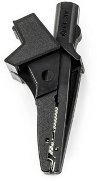 Produktbild: HT Instruments 5004-IECN Bananenstecker 1003140 Bananenbuchse, Buchse 4 mm, Steckanschluss 4 mm, Krokodilklemme CAT III 1000 V Schwarz 1 St.