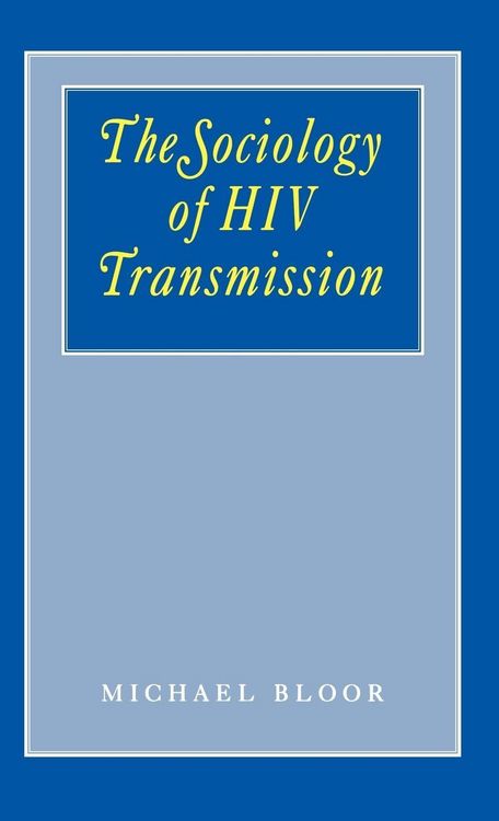 Produktbild: The Sociology of HIV Transmission