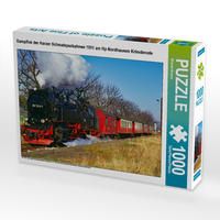 Produktbild: CALVENDO Puzzle Dampflok der Harzer Schmalspurbahnen 1991 am Hp Nordhausen Krimderode | 1000 Teile Lege-Gr&ouml;&szlig;e 64x48cm Foto-Puzzle f&uuml;r gl&uuml;ckliche Stund