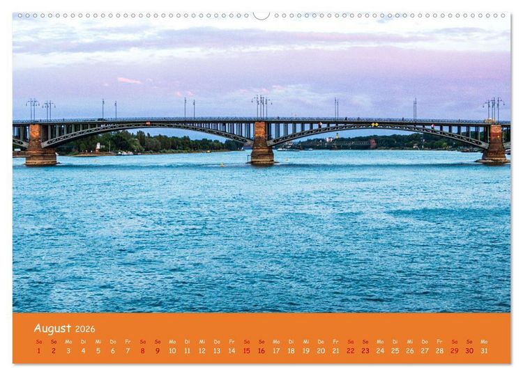 Produktbild: Eine Kreuzfahrt auf dem Rhein (Wandkalender 2026 DIN A2 quer), CALVENDO Monatskalender