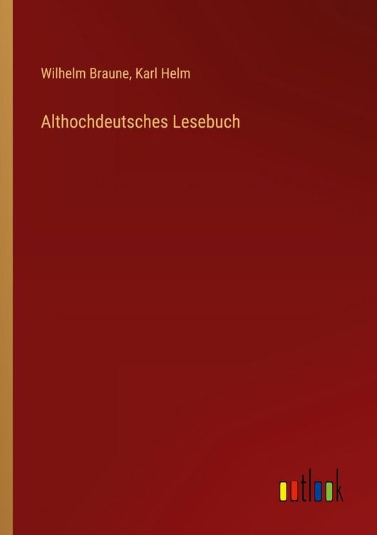 Produktbild: Althochdeutsches Lesebuch