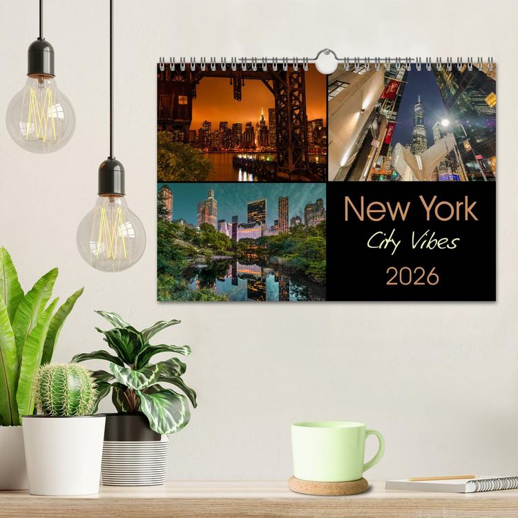 Produktbild: New York City Vibes (Wandkalender 2026 DIN A4 quer), CALVENDO Monatskalender