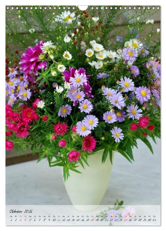 Produktbild: Blumenstr&auml;u&szlig;e aus Garten, Feld und Wald (Wandkalender 2026 DIN A3 hoch), CALVENDO Monatskalender