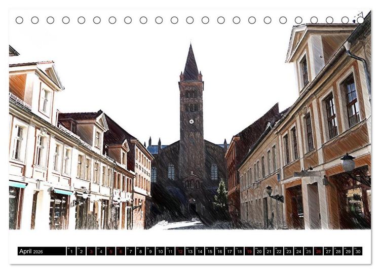 Produktbild: Potsdam Kalender (Tischkalender 2026 DIN A5 quer), CALVENDO Monatskalender