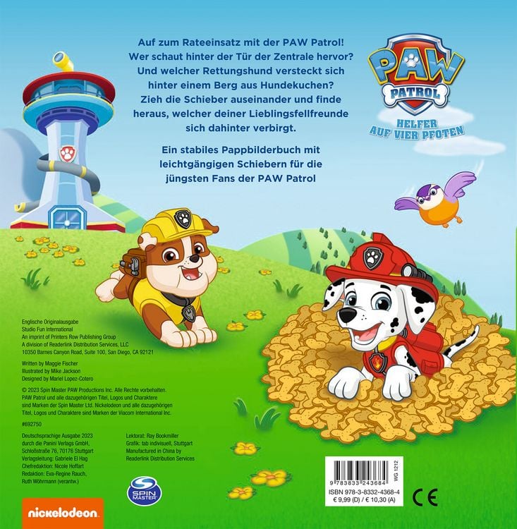 Produktbild: PAW Patrol: Auf zum Einsatz! - Mein gro&szlig;er Schiebespa&szlig;