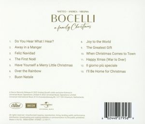 Produktbild: Andrea Bocelli - A Family Christmas