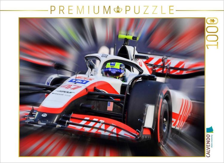 Produktbild: CALVENDO Puzzle Mick Schumacher, Sohn der deutschen Motosportlegende Michael Schumacher, gilt als schnell und sehr talentiert. | 1000 Teile Lege-Gr&ouml;&szlig;e