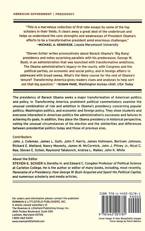 Produktbild: Transforming America