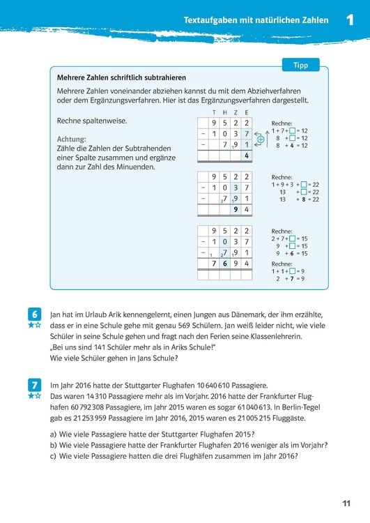 Produktbild: Klett 10-Minuten-Training Mathematik Textaufgaben 5. Klasse