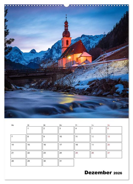 Produktbild: Traumhaftes Deutschland - Idyllische Ansichten (hochwertiger Premium Wandkalender 2026 DIN A2 hoch), Kunstdruck in Hochglanz