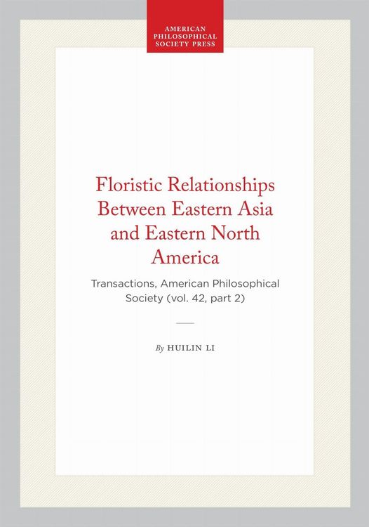 Produktbild: Floristic Relationships Between Eastern Asia and Eastern North America