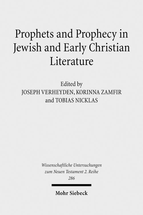 Produktbild: Prophets and Prophecy in Jewish and Early Christian Literature