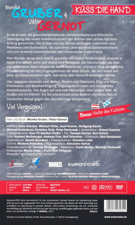 Produktbild: K&uuml;ss die Hand - Monika Gruber & Viktor Gernot