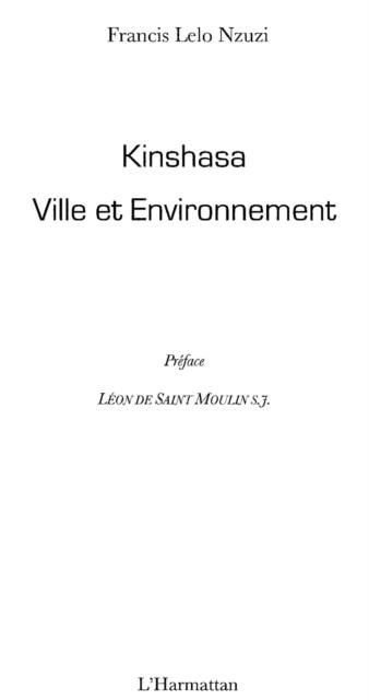 Produktbild: Kinshasa Ville et Environnement