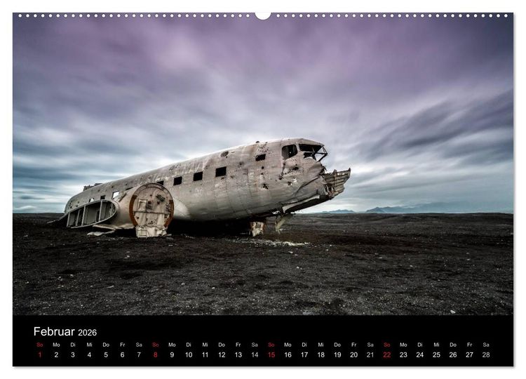 Produktbild: Island - einzigartige Landschaften (Wandkalender 2026 DIN A2 quer), CALVENDO Monatskalender