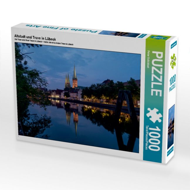 Produktbild: Altstadt und Trave in L&uuml;beck (Puzzle)