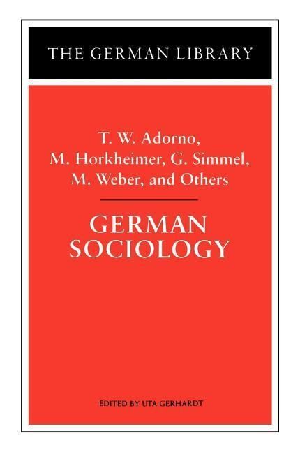 Produktbild: German Sociology