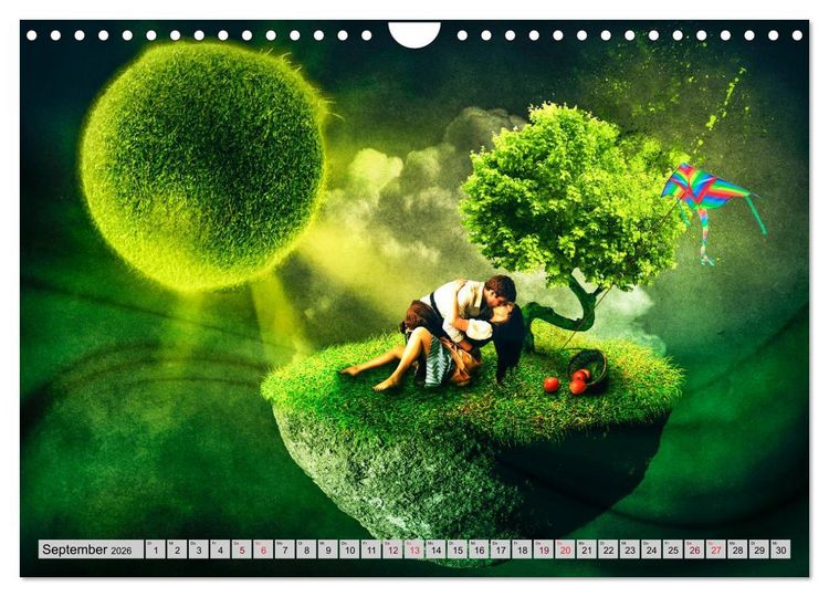 Produktbild: Surrealer Traum (Wandkalender 2026 DIN A4 quer), CALVENDO Monatskalender