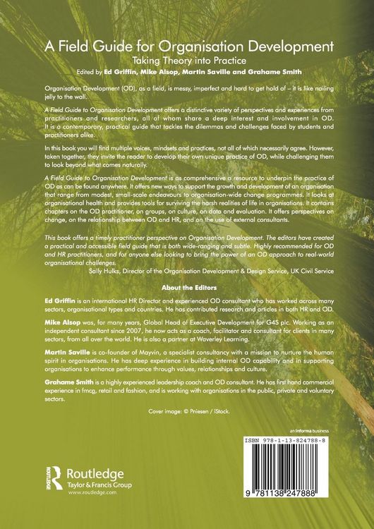Produktbild: A Field Guide for Organisation Development