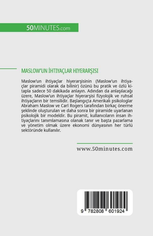 Produktbild: Maslow'un &iquest;htiya&ccedil;lar Hiyerar&iquest;isi