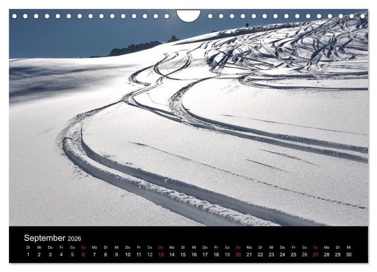Produktbild: Die Seiser Alm im Winter (Wandkalender 2026 DIN A4 quer), CALVENDO Monatskalender
