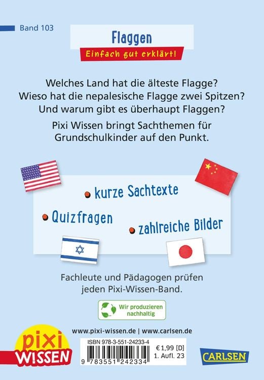 Produktbild: Pixi Wissen 103: Flaggen