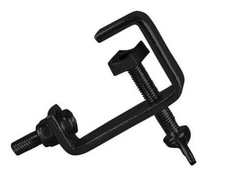 Produktbild: Eurolite TH-25S Haken f&uuml;r 25 mm Rohr schwarz Haken Passend f&uuml;r (Lichteffekt-Zubeh&ouml;r): Traverse