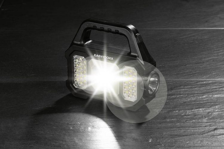 Produktbild: Easymaxx 12899 LED, COB LED Arbeitsleuchte akkubetrieben, solarbetrieben