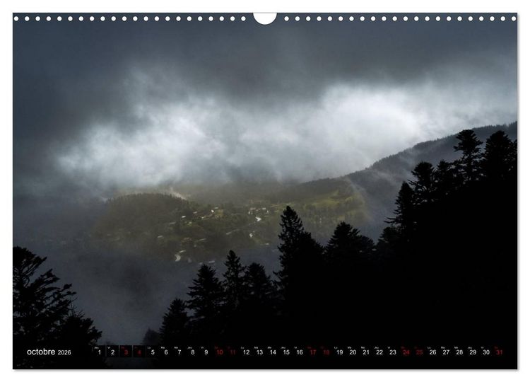 Produktbild: Lumi&egrave;res des Vosges (Calendrier mural 2026 DIN A3 vertical), CALVENDO calendrier mensuel