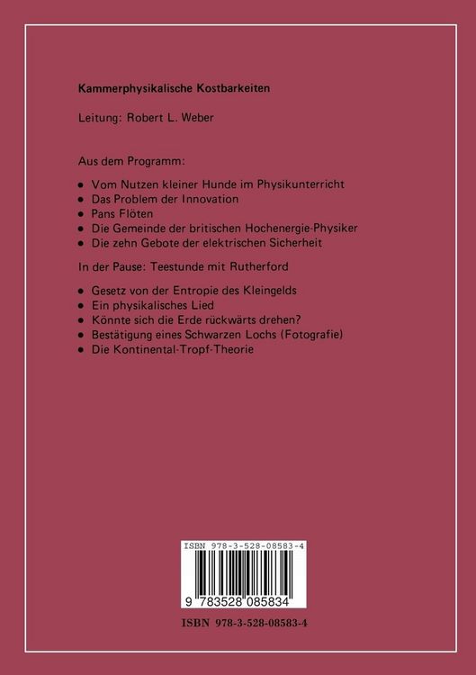 Produktbild: Kammerphysikalische Kostbarkeiten