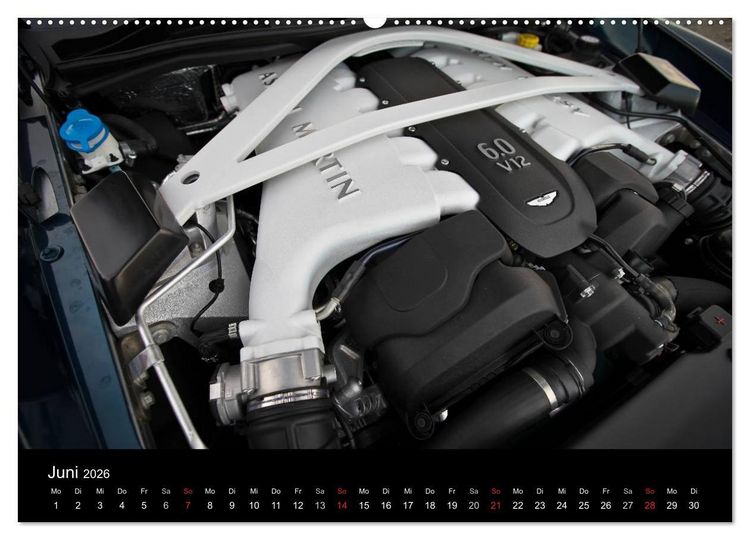Produktbild: Aston Martin Vanquish Volante (Wandkalender 2026 DIN A2 quer), CALVENDO Monatskalender