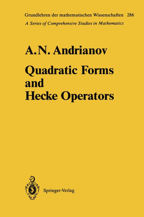 Produktbild: Quadratic Forms and Hecke Operators