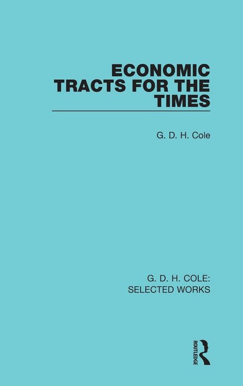 Produktbild: Economic Tracts for the Times