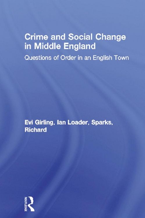 Produktbild: Crime and Social Change in Middle England