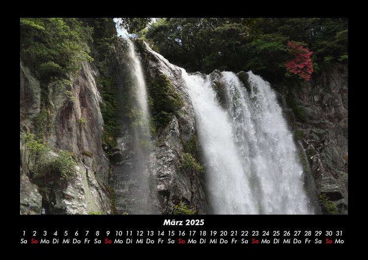 Produktbild: Wasserf&auml;lle 2025 Fotokalender DIN A3