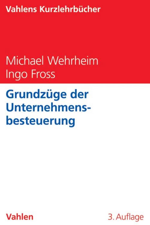 Produktbild: Grundz&uuml;ge der Unternehmensbesteuerung