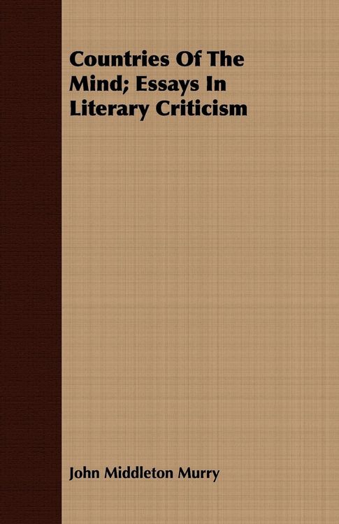 Produktbild: Countries Of The Mind; Essays In Literary Criticism