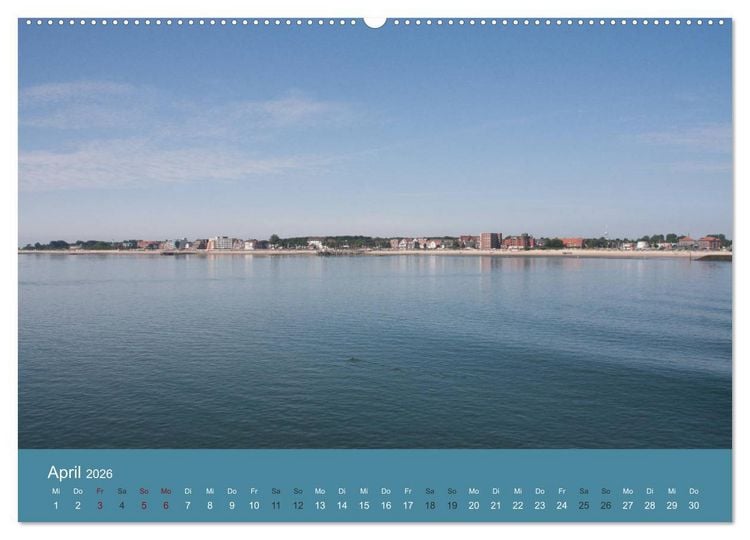 Produktbild: F&ouml;hr 2026. Portr&auml;t einer Insel (Wandkalender 2026 DIN A2 quer), CALVENDO Monatskalender