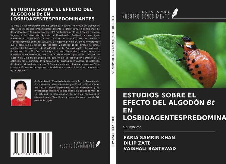 Produktbild: Estudios Sobre El Efecto Del Algod&oacute;n Bt En Losbioagentespredominantes