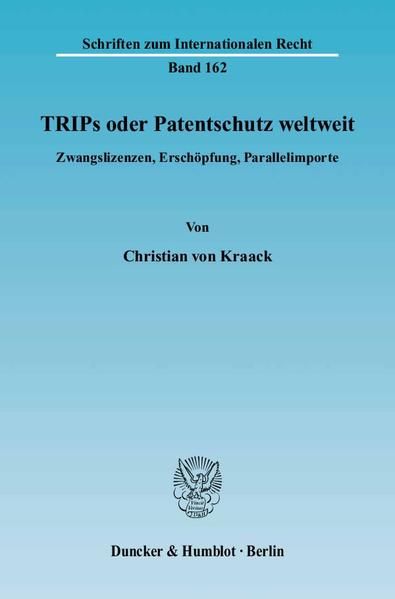 Produktbild: TRIPs oder Patentschutz weltweit.