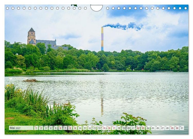 Produktbild: Ein Blick auf Chemnitz in Farbe (Wandkalender 2027 DIN A4 quer), CALVENDO Monatskalender