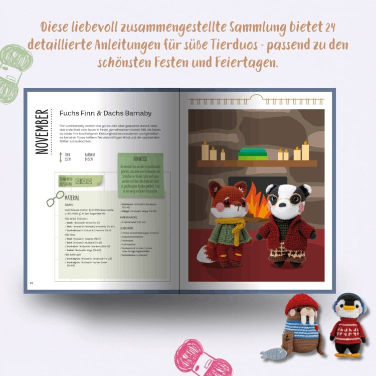 Produktbild: Durchs Jahr mit Amigurumi