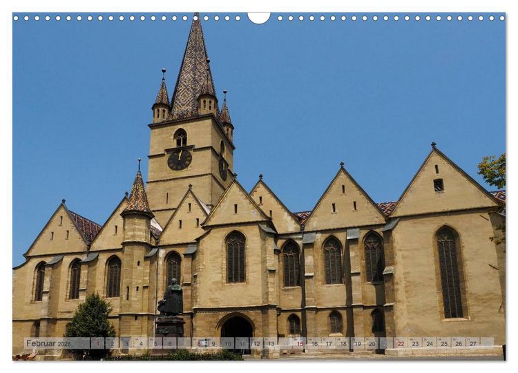 Produktbild: Unterwegs in und um Hermannstadt (Wandkalender 2026 DIN A3 quer), CALVENDO Monatskalender