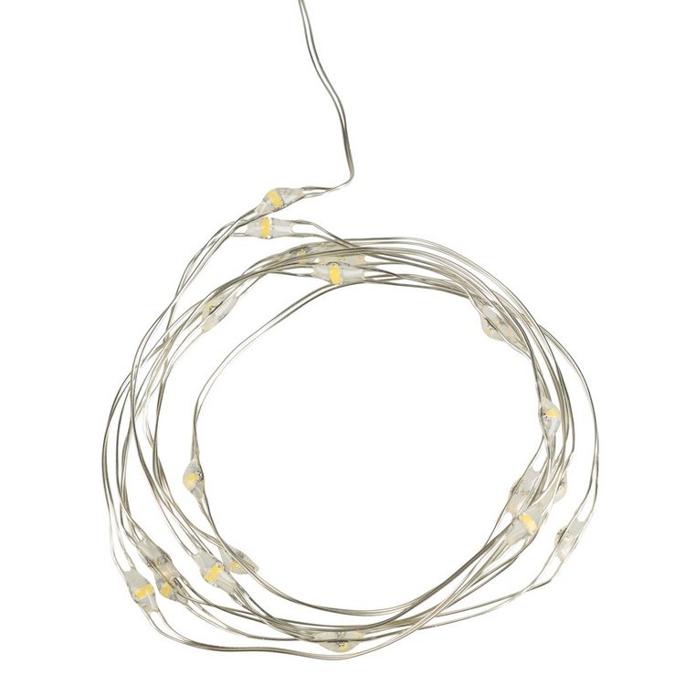 Produktbild: Idena Lichterkette 20 Micro LED warmwei&szlig; mit USB 1,25m