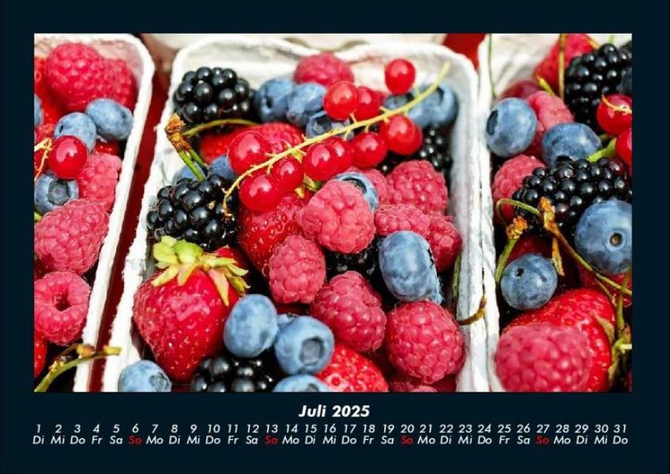 Produktbild: Fr&uuml;chte 2025 Fotokalender DIN A4