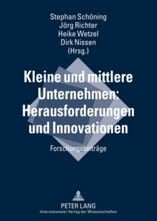 Produktbild: Kleine und mittlere Unternehmen: Herausforderungen und Innovationen