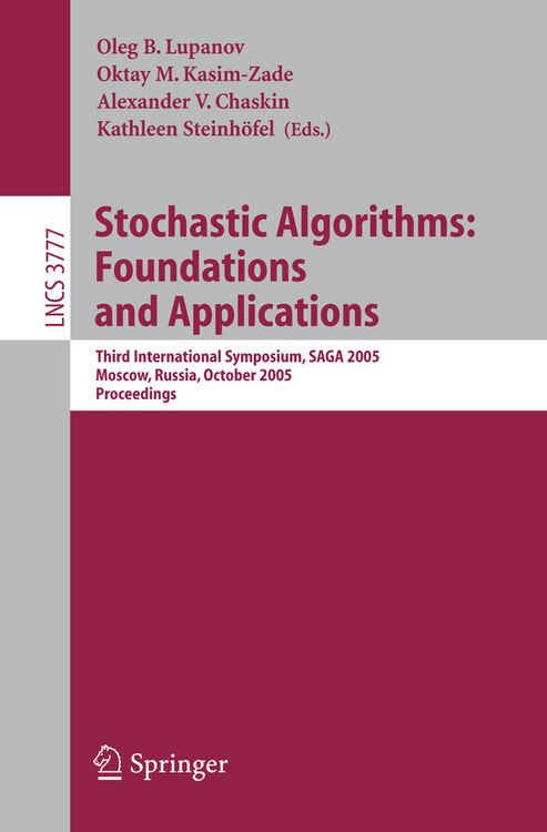 Produktbild: Stochastic Algorithms: Foundations and Applications